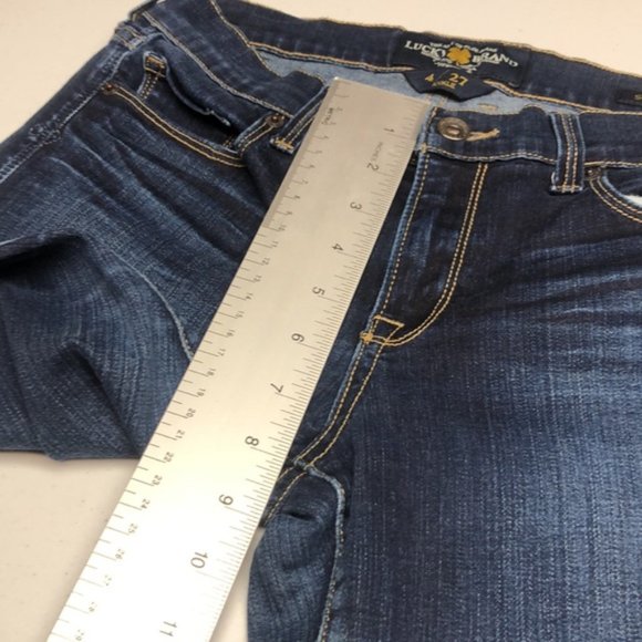 VINTAGE LUCKY BRAND SOFIA SKINNY JEANS  4/27x29 ๐ - Picture 9 of 12